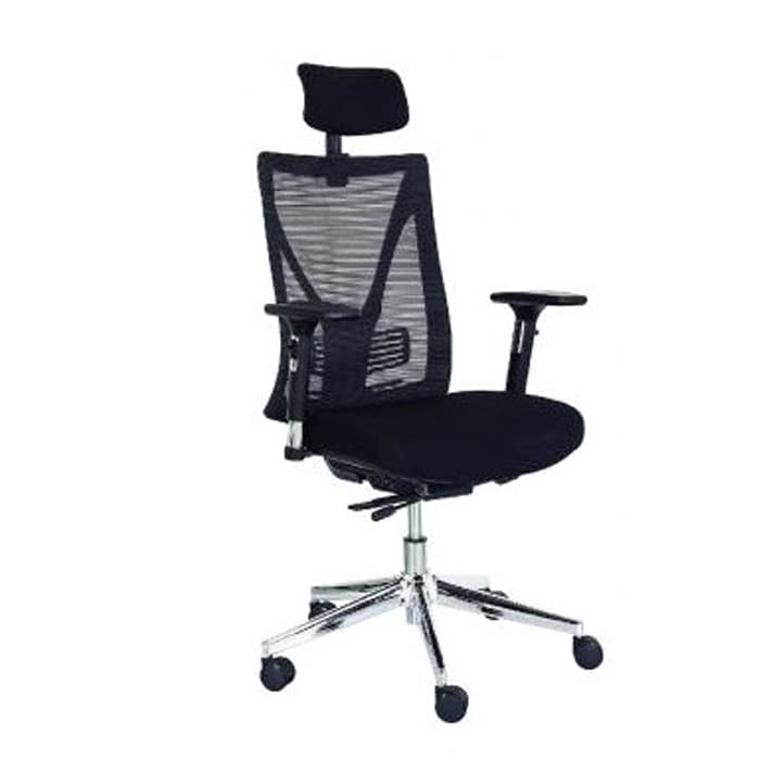sillon_ejecutivo_negro_poliester_ejecutivo_antischok_cinco_posiciones